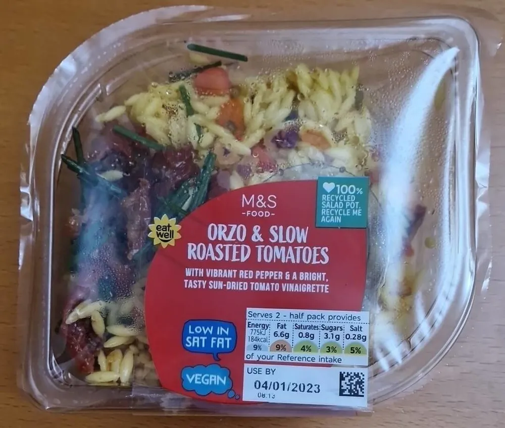Orzo & Slow Roasted Tomatoes
