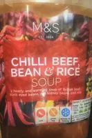 Chilli beef, bean & rice