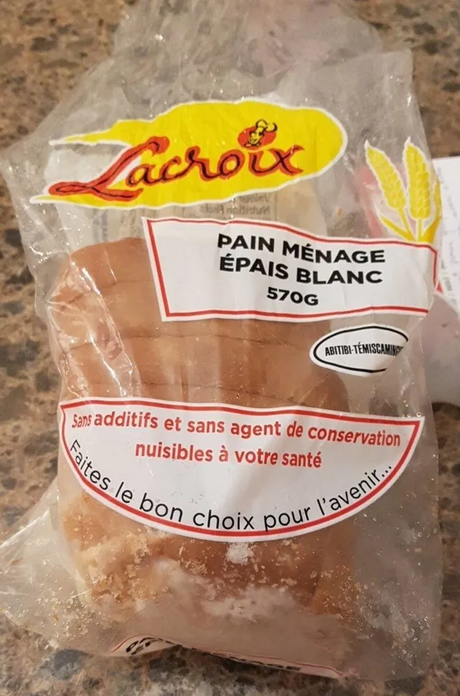 Pain ménage épais blanc