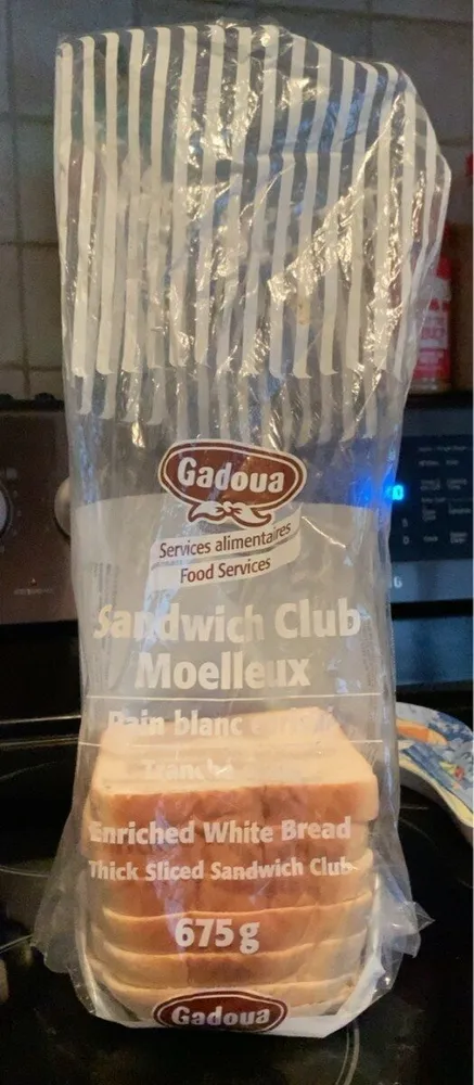 Pain blanc enrichi