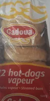 12 hot-dogs vapeur