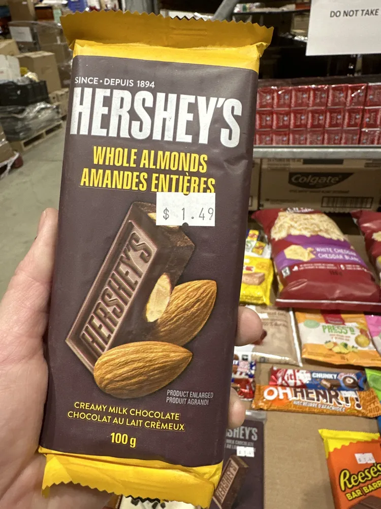 Whole Almonds Creamy Milk Chocolate