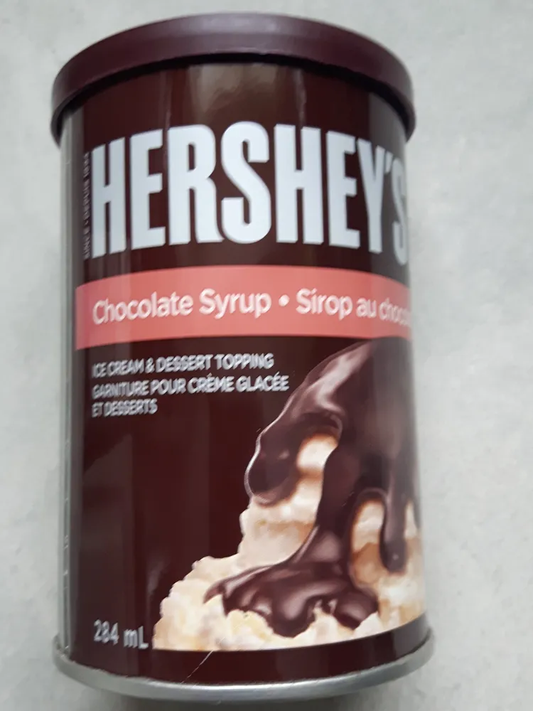 Hershey's chocolate syrup
