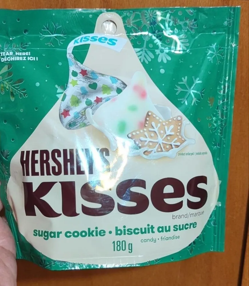 Hershey kisses sugar cookie