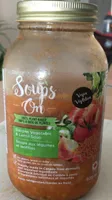Garden vegetables lentil soup