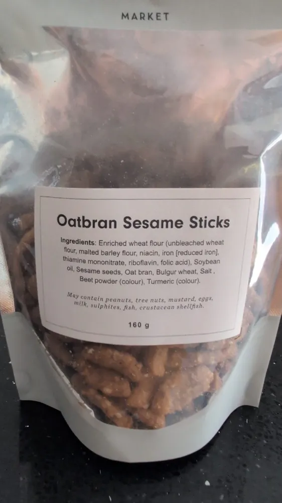 Oatbran Sesame Sticks