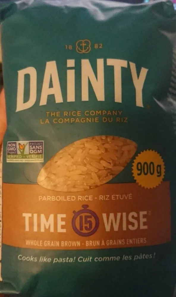 Time-Wise Parboiled Rice, Whole Grain Brown