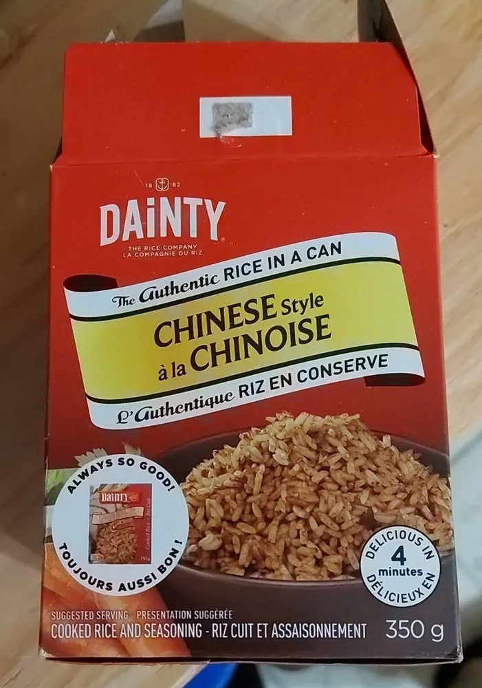 Thé authentic Rice in a can