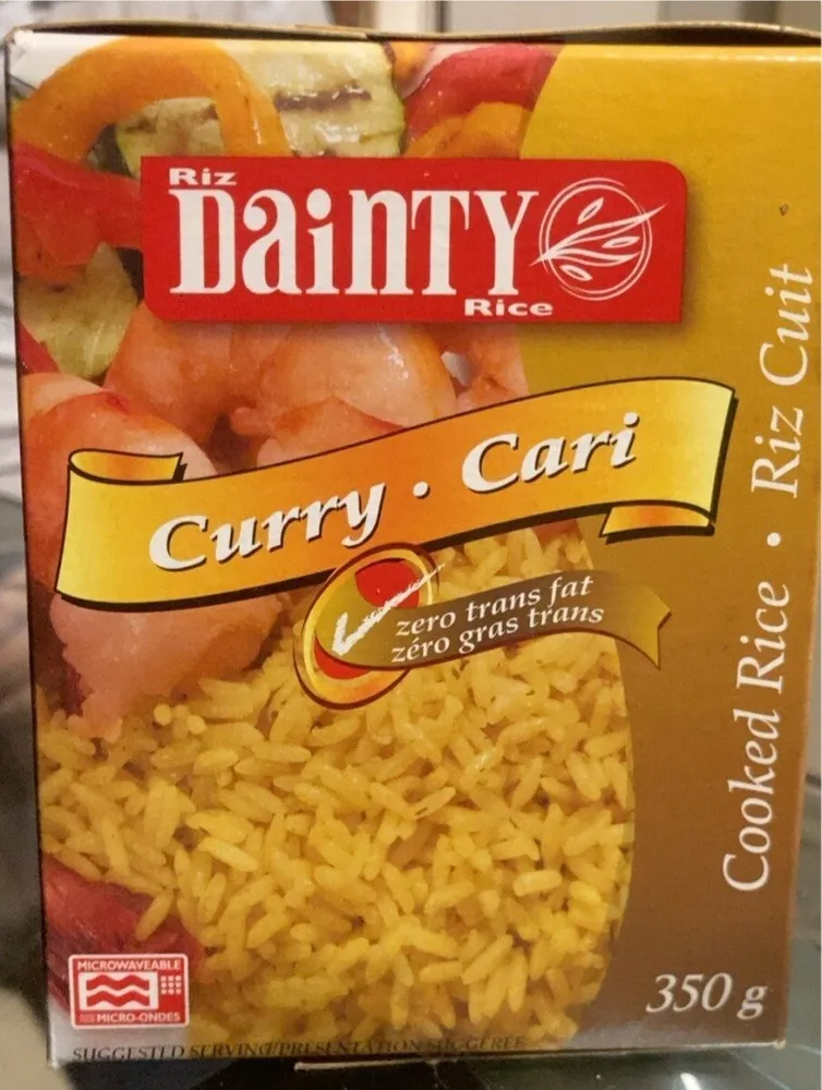 Riz dainty curry