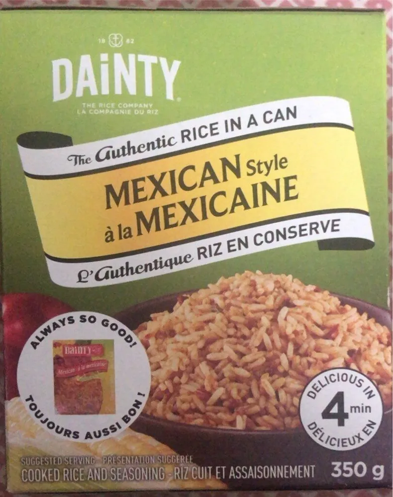 Riz en conserve