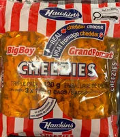 Cheezies Emballage de trois