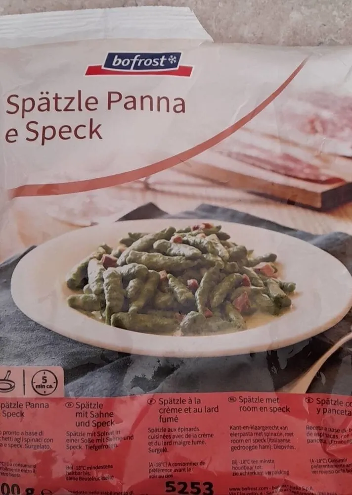 Spätzle panna e speck