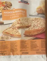 Focaccia rustica melanzane, peperoni e provola
