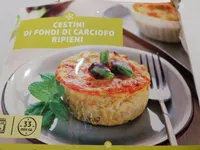 Cestini di fondi di carciofo ripieni