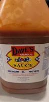 Dave's famous chicken wing sauce