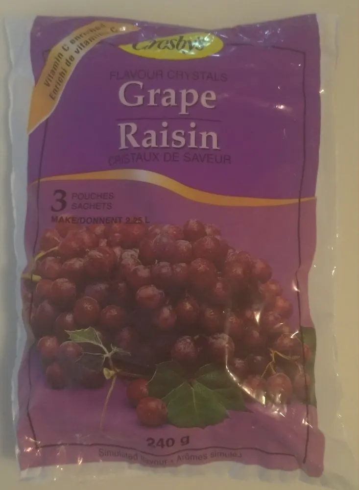 Grape Flavour Crystals