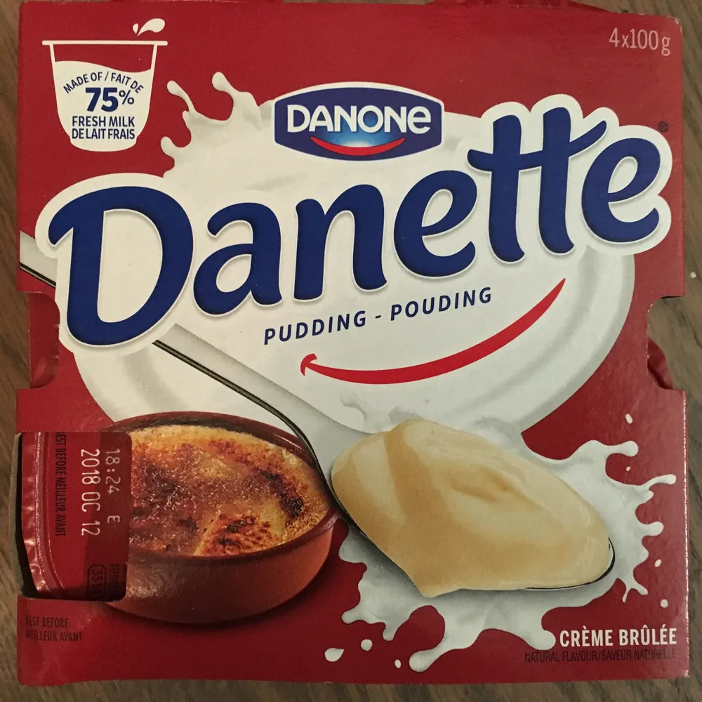 Danette creme brulée