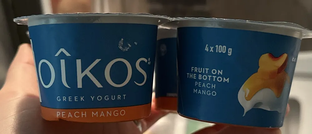 Greek Yogurt Peach Mango