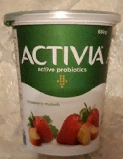 Activia Strawberry-Rubarb Yogurt
