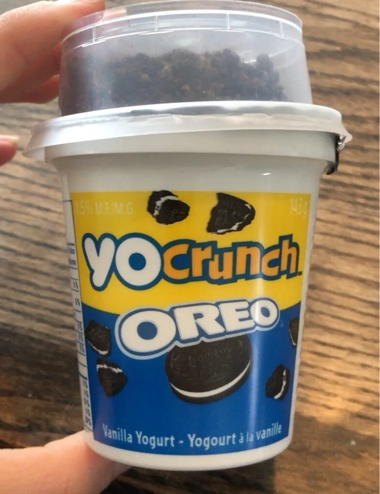Oreao vanilla yogurt