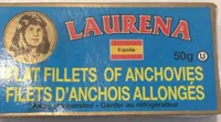 Flat fillets of anchovies