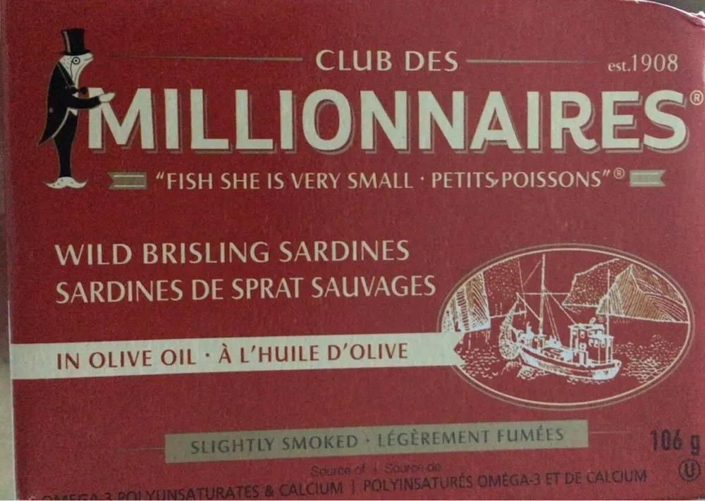Wild brisling sardines olive oil