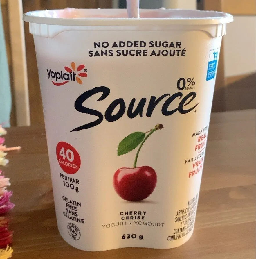 Yogourt aux cerises