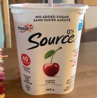 Yogourt aux cerises