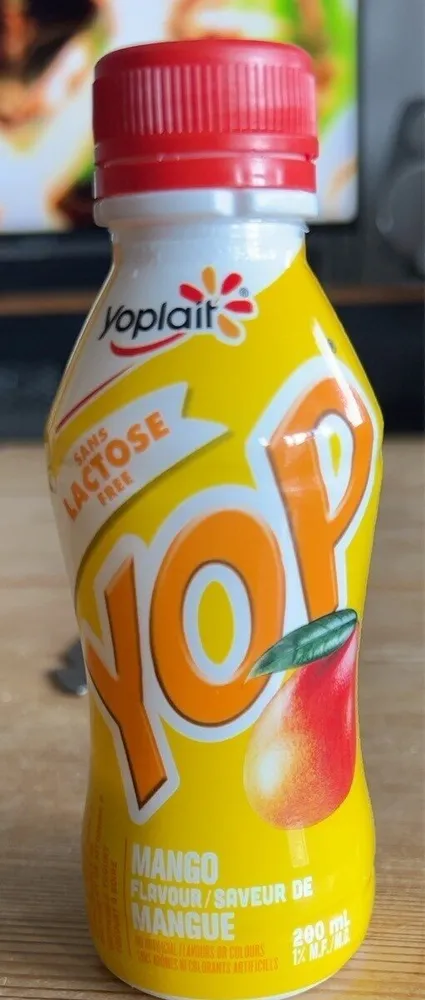 Yop mangue sans lactose