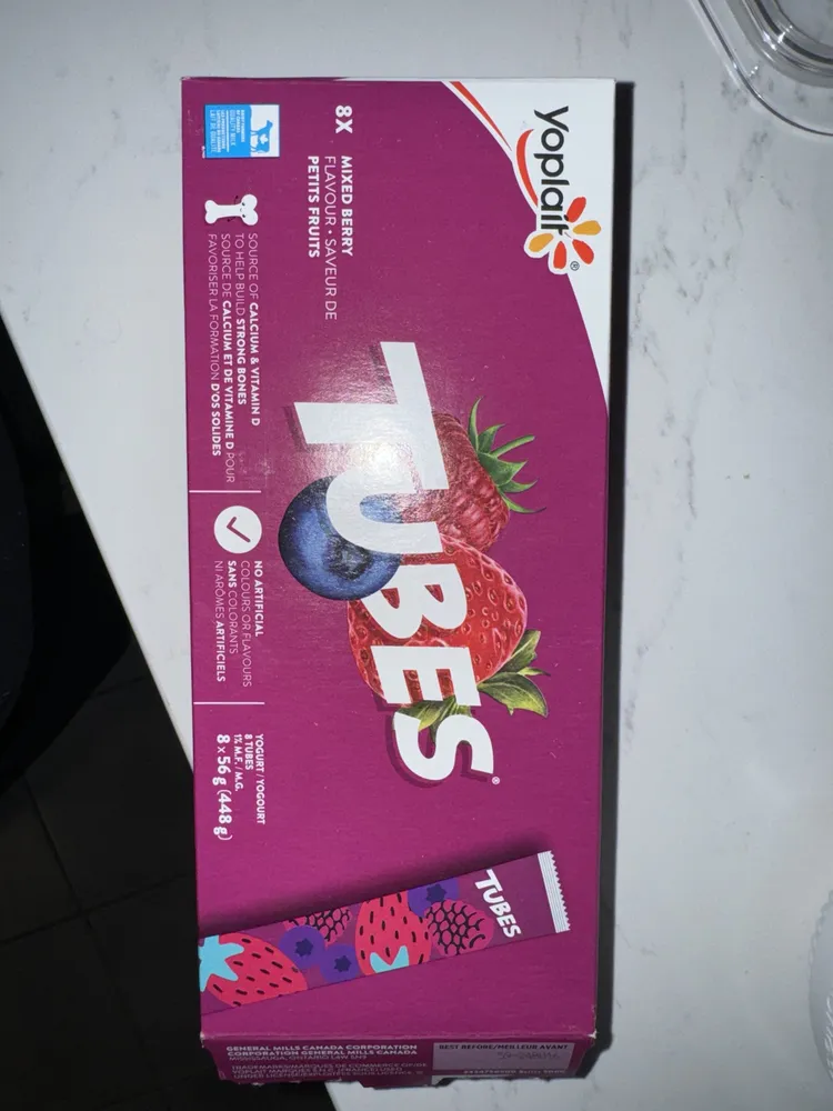 Mixed Berry Tubes