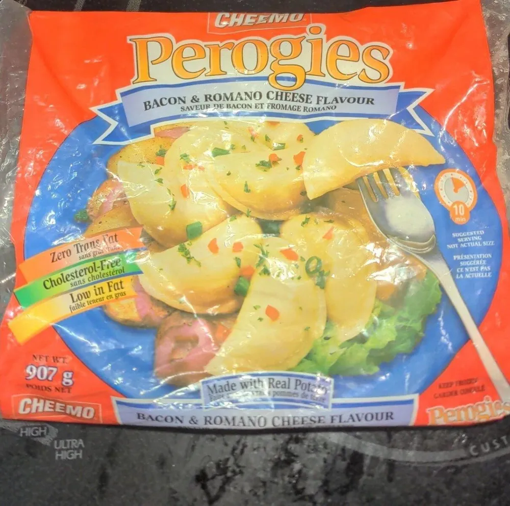 Bacon and Romano Cheese Flavored Pierogies