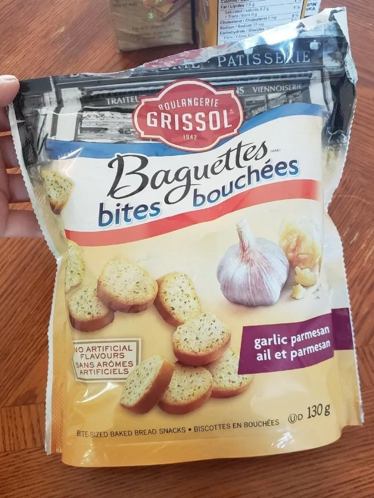 Baguettes ail et parmesan