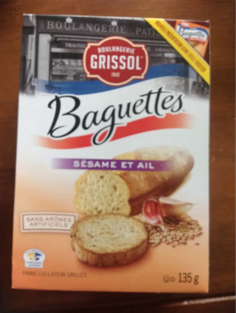 Craquelins Baguette (sésame & Ail)