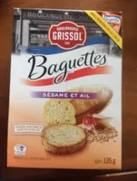 Craquelins Baguette (sésame & Ail)