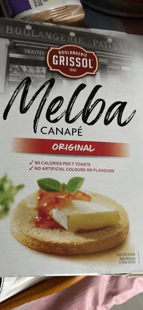 Melba Canapé Nature
