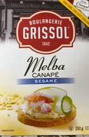 Melba Canape Sesame