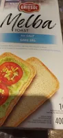 Toast melba sans sel