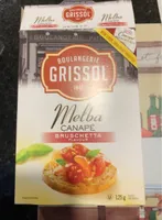 Melba canapé