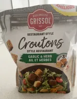 Croutons style restaurant ail et herbes
