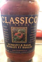 Tomato and basil sauce