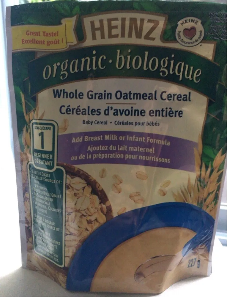 Whole Grain Oatmeal Cereal
