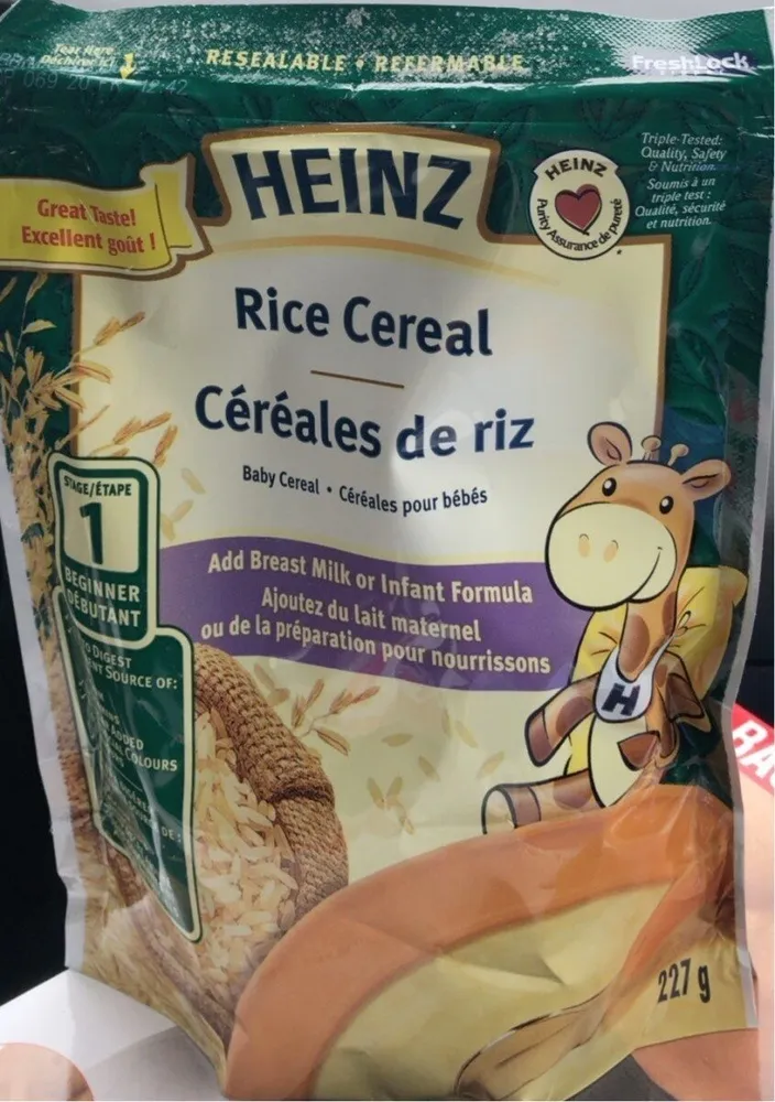 Rice cereal