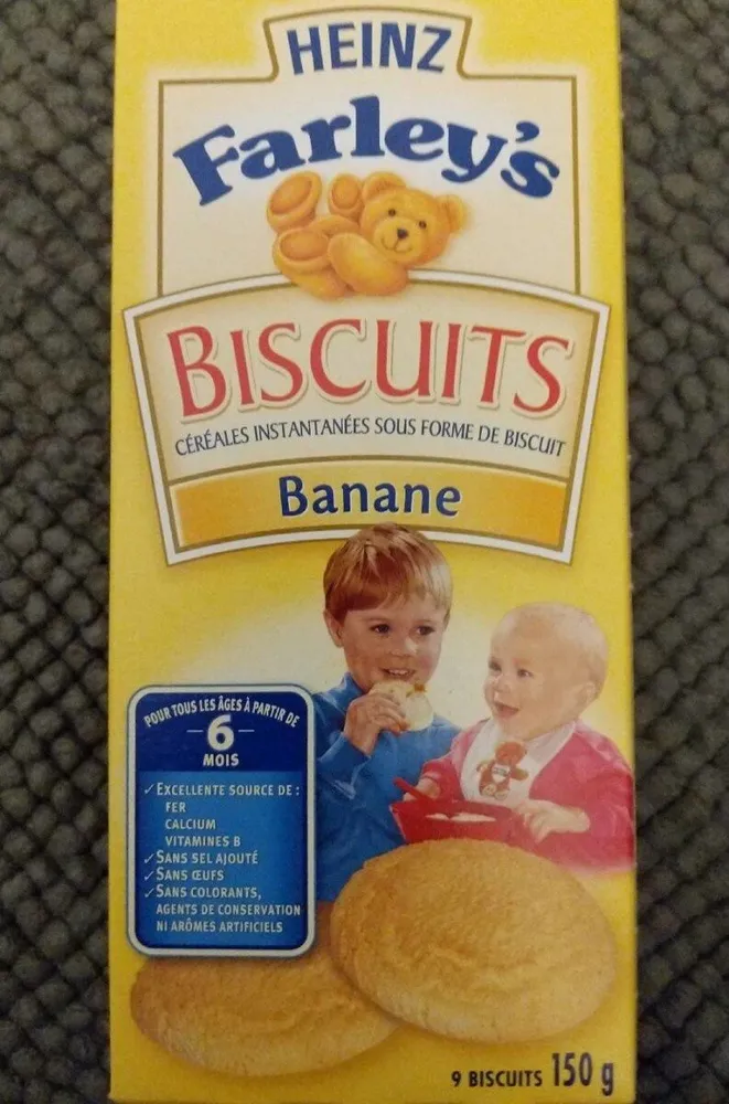 Farley's biscuits banane