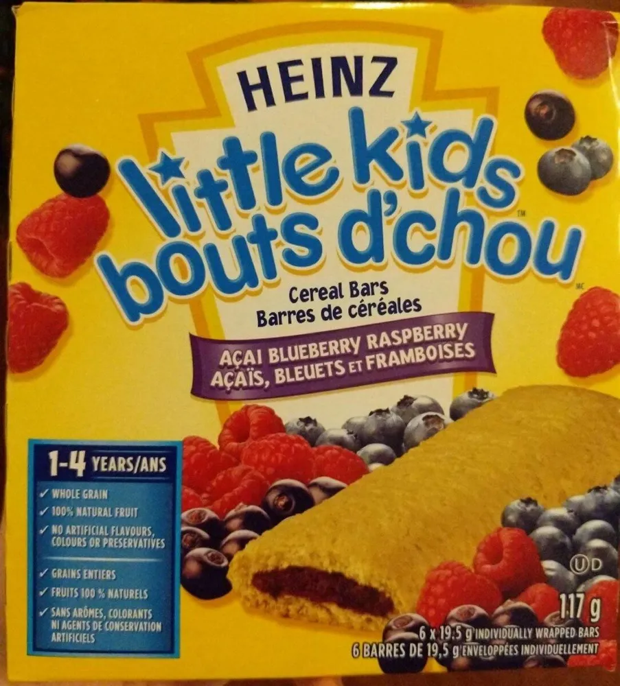 Cereal Bars Açai Blueberry Raspberry