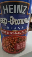 Heinz deep browned beans with pork and tomato sauce