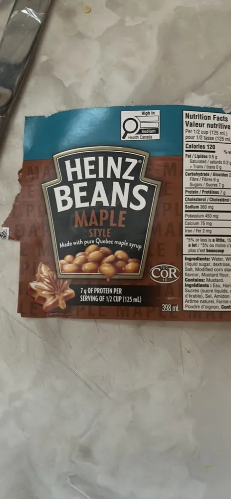 Heinz Beans Maple Style