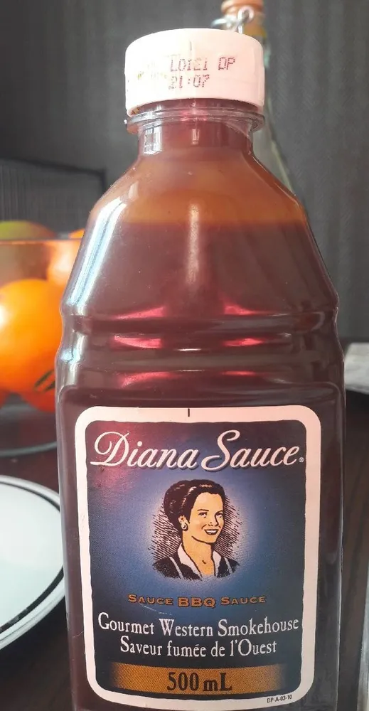Diana Sauce, Sauce BBQ Saveur Fumée De L'ouest 500ml