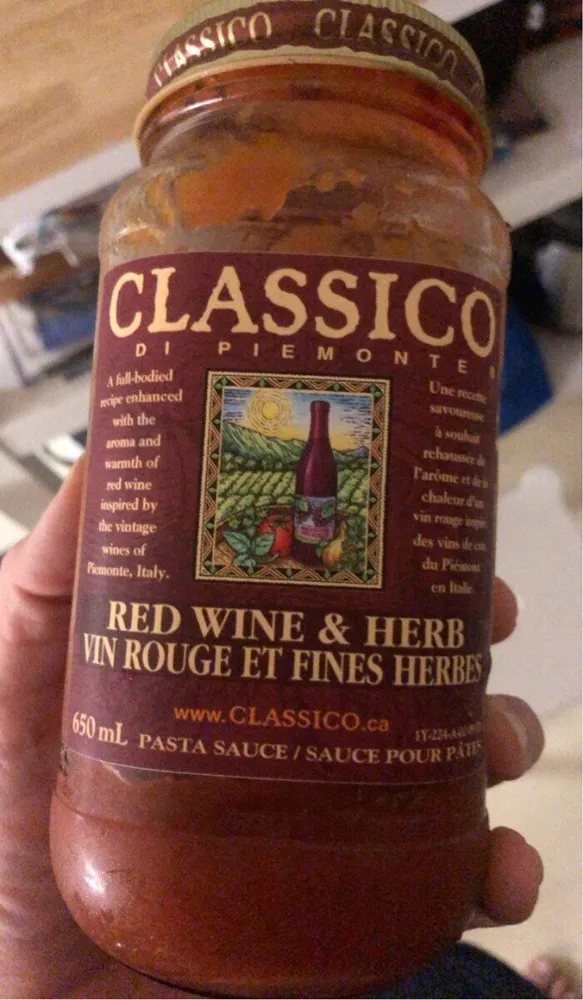 Sauce vin rouge et fines herbes