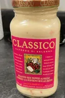 Roasted red pepper alfredo
