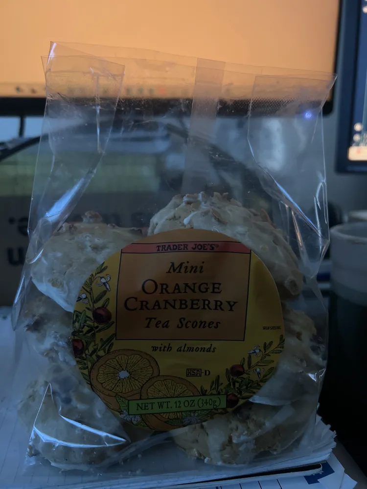 Mini Orange Cranberry Tea Scones